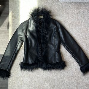 I.AM.GIA black leather jacket
